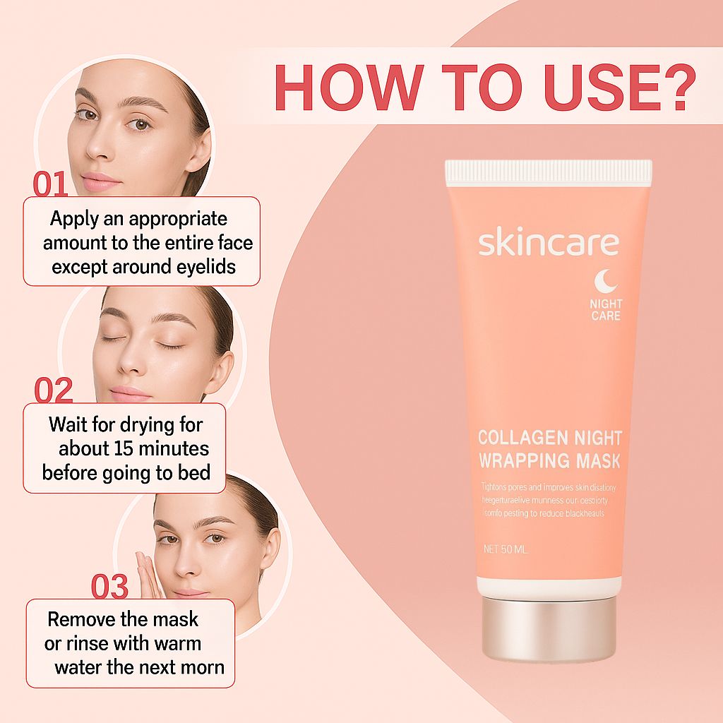 Collagen Night Wrapping Peel Off Mask (Buy 1 Get 1 Free)
